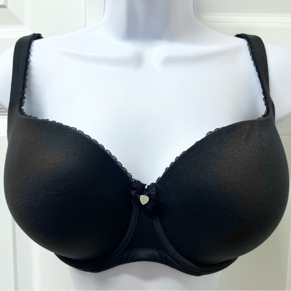 Body by Victoria's Secret Women's 36DDD Bra Lined Demi Black Underwire
